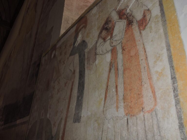 Peinture murale de l'église Saint-Étienne